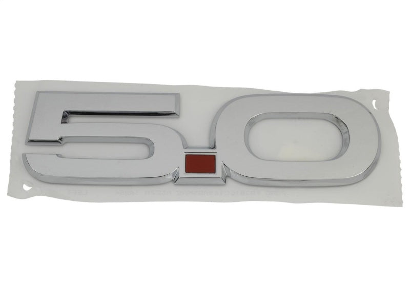 Ford Performance Parts Ford Racing 15-17 Ford Mustang 5.0L Fender Emblem Chrome M-1447-M50A Photo - Unmounted