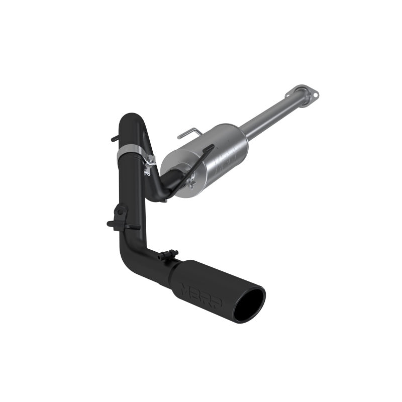 MBRP 09-14 Toyota Tacoma 4.0L EC/CC Cat-Back Single Exit AL - Black S5326BLK Photo - Primary