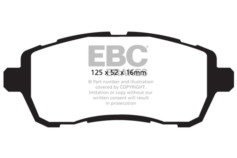 EBC Disc Brake Pad Set DP22002 Photo - Primary