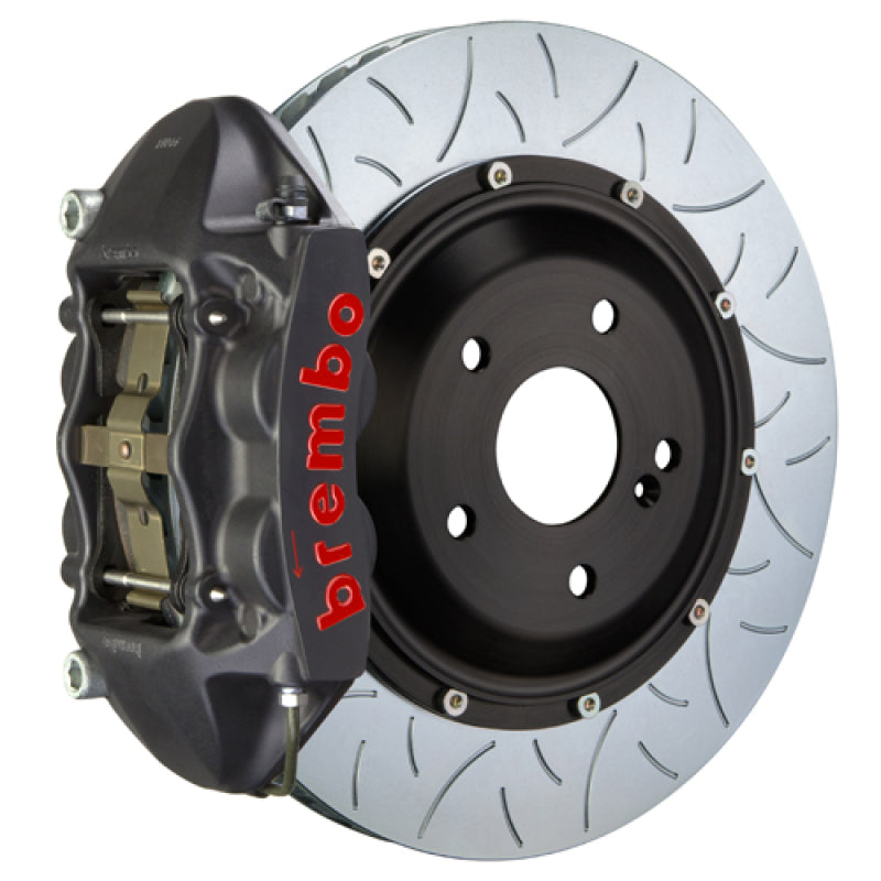 Brembo 14+ Mini Cooper Front GTS BBK 4 Piston Cast 345x28 2pc Rotor Slotted Type3-Black HA 1P3.8005AS 1P3.8005AS Photo - Primary