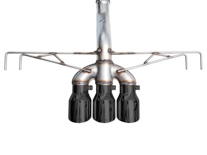 AWE Tuning 2023 Honda Civic Type R FL5 Track Edition Exhaust w/ Triple Diamond Black Tips 3020-53287 3020-53287 Photo - out of package
