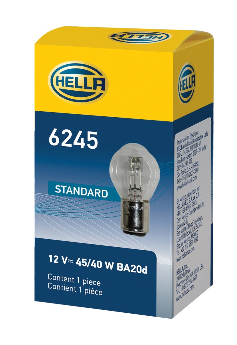 Hella Bulb 6245 12V 45/40W Ba20D B11 S2 6245 6245 Photo - in package