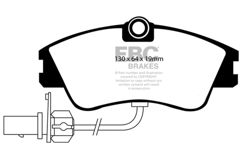 EBC Disc Brake Pad Set DP61030/2 Photo - Primary
