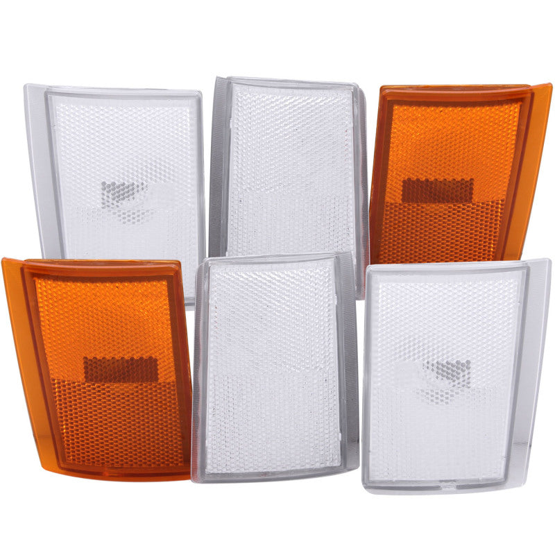 Anzo Corner Lights 1988-1993 Chevrolet C1500 Euro Corner Lights 4 Clear 521031 Photo - Primary