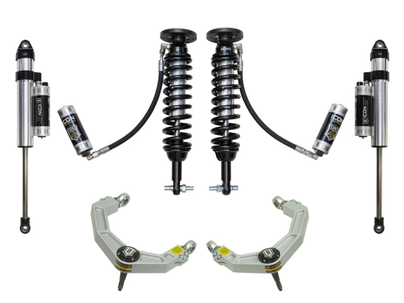 ICON 2014 Ford F-150 4WD 1.75-2.63in Stage 5 Suspension System w/Billet Uca K93065 K93065 Photo - Primary