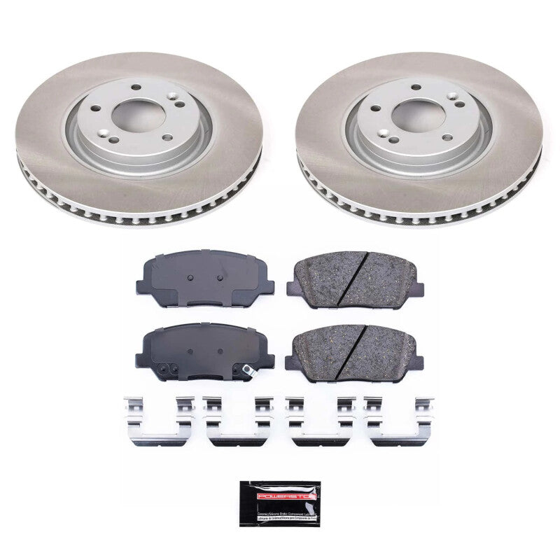 PowerStop Power Stop 11-15 Kia Optima Front Semi-Coated Rotor Kit SC6324 SC6324 Photo - Primary