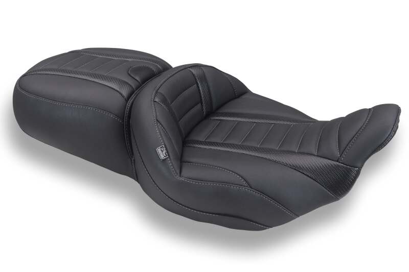 Mustang Motorcycle MMP One-Piece 2 Up Seat Seats Solo Motorcycle Seats main image