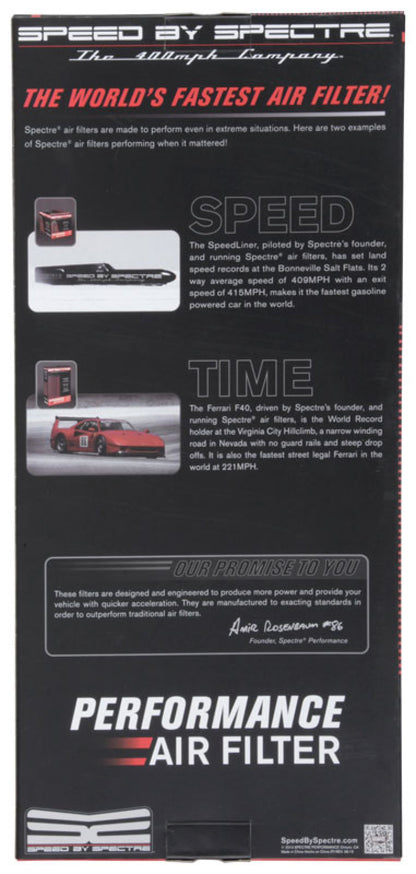 Spectre 2007 Chevy Camaro 3.8L/5.7L V6/V8 F/I Replacement Panel Air Filter HPR3914 HPR3914 Photo - in package