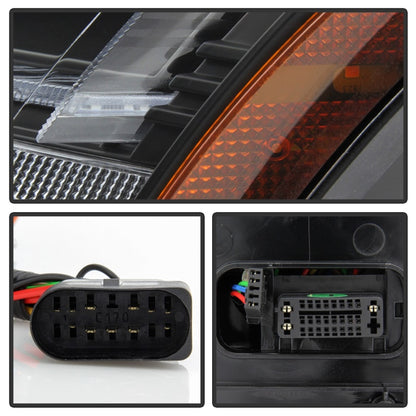 Spyder 08-15 Audi TT (HID Model Only) Projector Headlights - Sequential Signal - Black 5086891 5086891 Photo - Unmounted