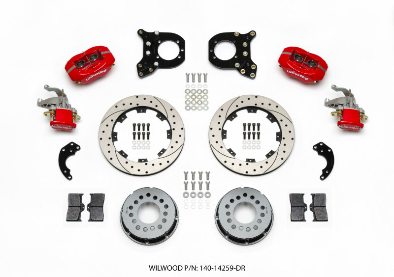 Wilwood FDL P/S Rear Kit, w/MC4 P-Brake 140-14259-DR Photo - Primary