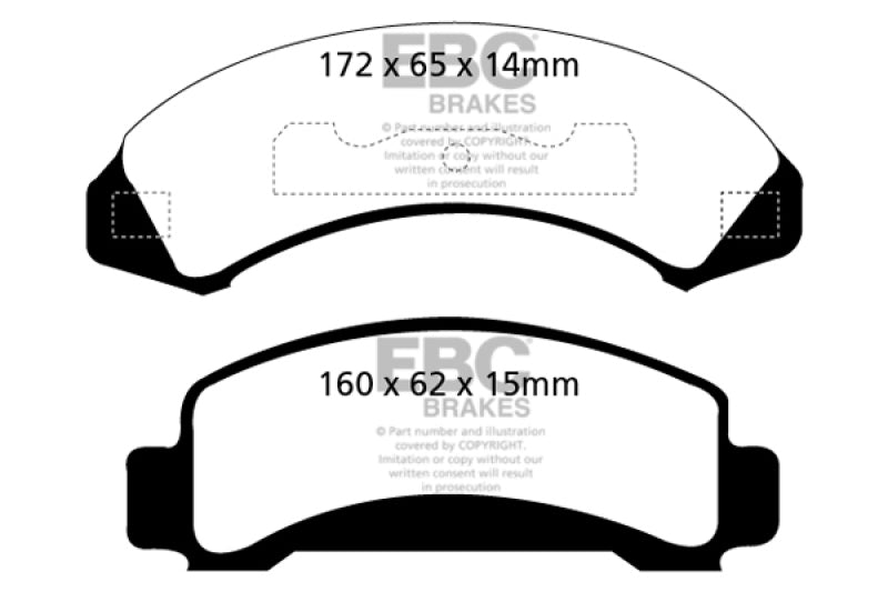 EBC Disc Brake Pad Set DP61272 Photo - Primary