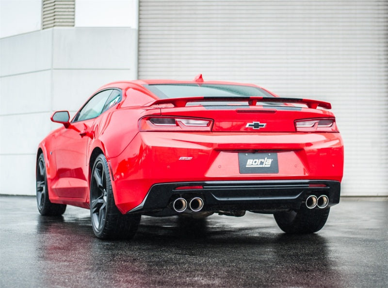Borla 16 Chevy Camaro 6.2L Atak Rear Section Exhaust w/o Dual Mode Valves 11921 11921 Photo - Mounted