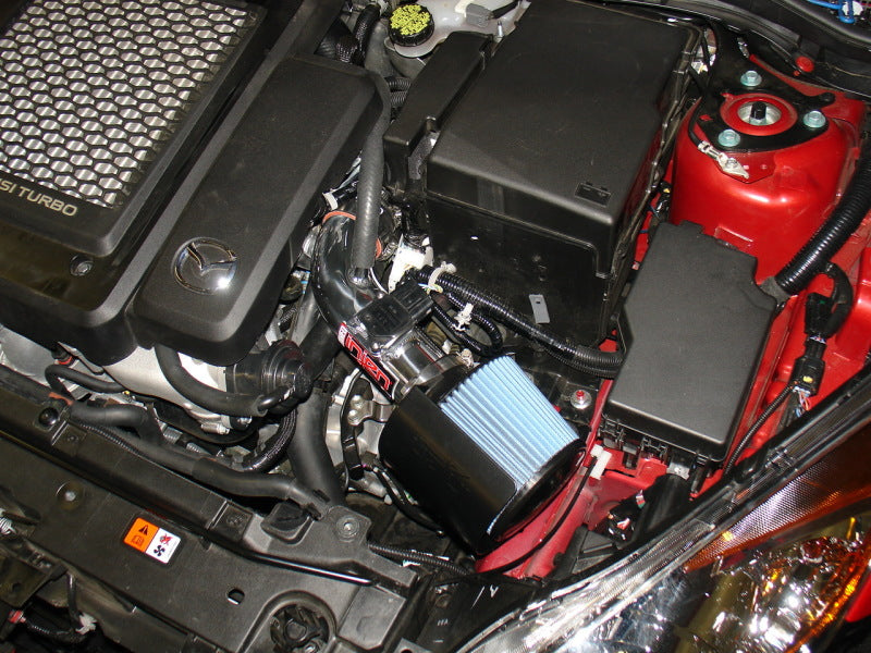 Injen Short Ram Intake Polished for 07-10 MazdaSpeed 3 2.3L 4cyl Turbo SP6063P Photo - Mounted