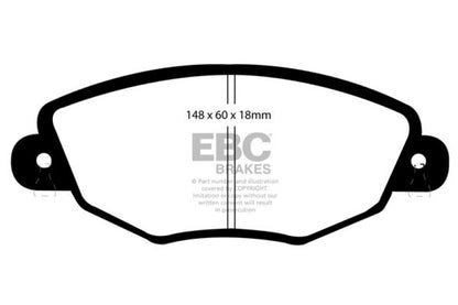 EBC Disc Brake Pad Set DP31322C Photo - Primary