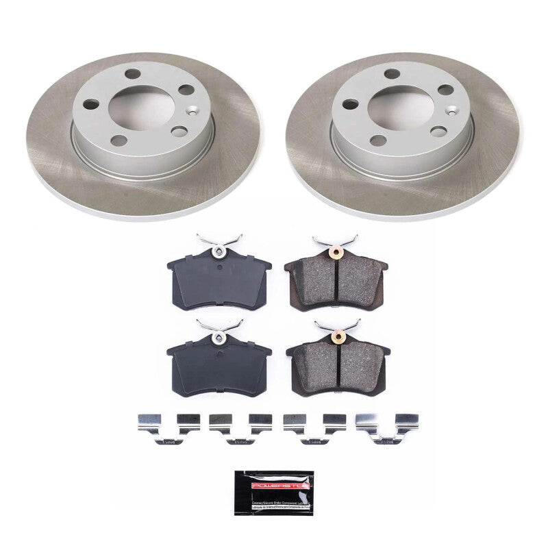 PowerStop Power Stop 00-06 Audi TT Rear Semi-Coated Rotor Kit SC848 SC848 Photo - Primary