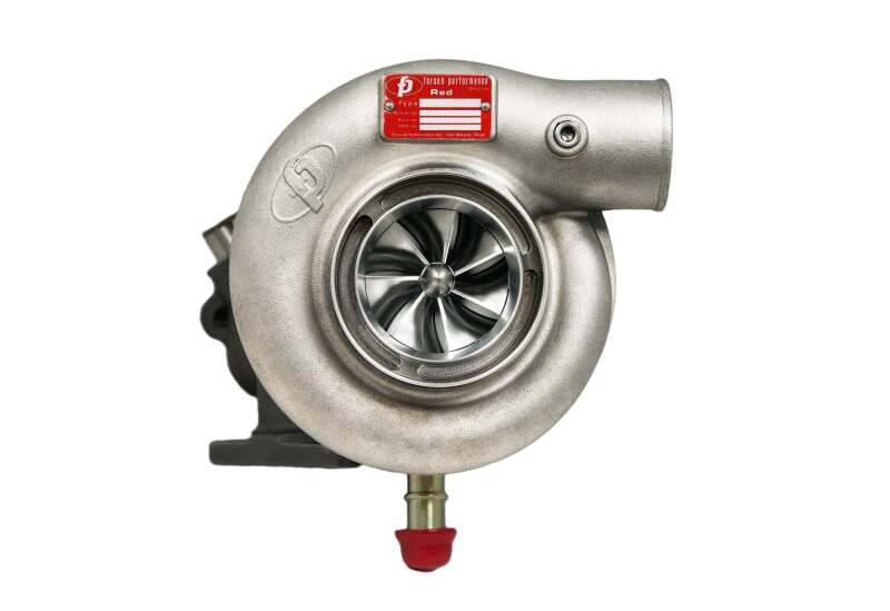 Forced Performance Subaru STi Red Turbo 84mm Black Turbine Housing Internal WG w/Oil Line (D/S Only) 2025130-0502010 2025130-0502010 Photo - Primary