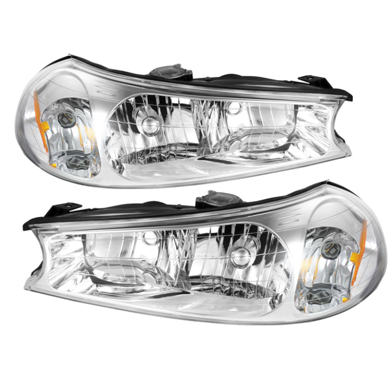 SPYDER Xtune Ford Contour 98-00 Crystal Headlights Chrome HD-JH-FCON98-C 9025396 9025396 Photo - Primary