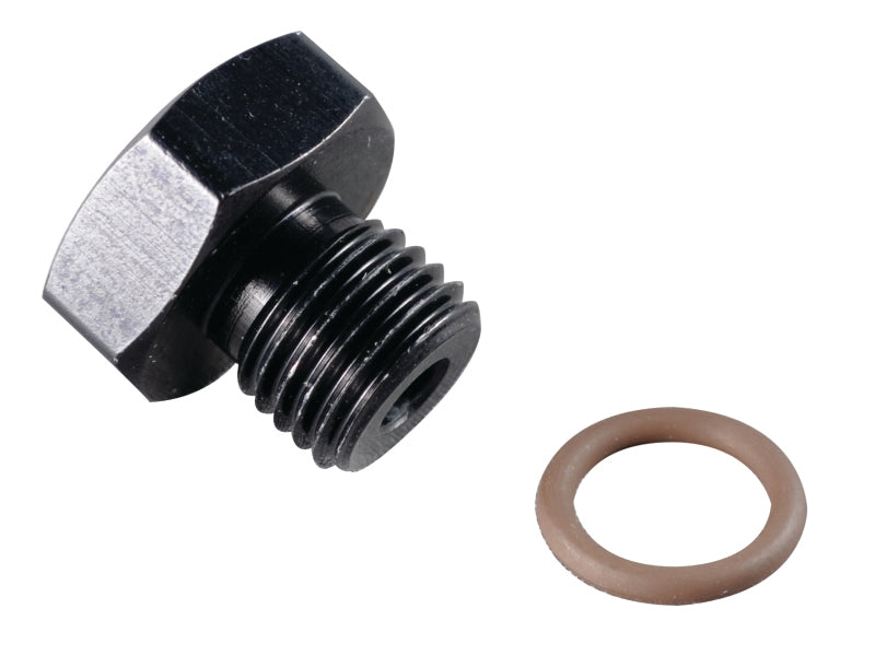 Fragola -3AN Port Plug 3/8-24 - Black 481403-BL 481403-BL Photo - Primary