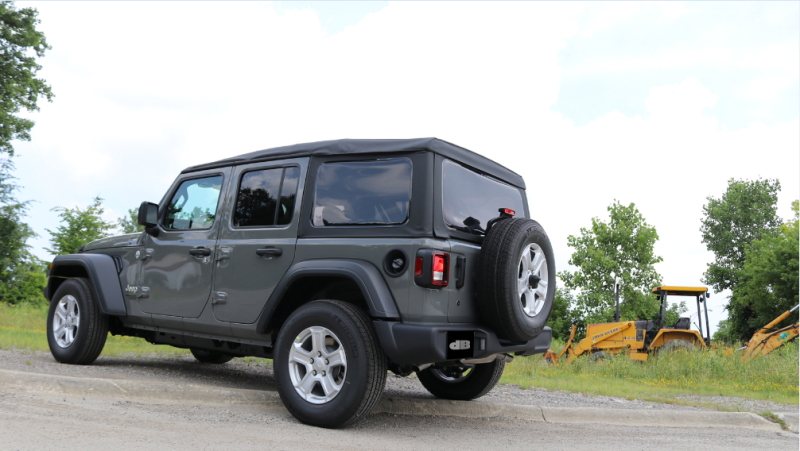 Corsa Performance Corsa 18+ Jeep Wrangler JL 2.5in Dual Rear Turn Down Exit Sport Axle-B 21013 Photo - Primary