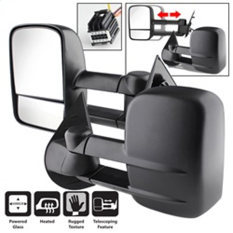 SPYDER Xtune Chevy Silverado 07-12 L&R Manual Extendable Power Heated Adjust Mirror MIR-CSIL07-PW-SET 9935701 9935701 Photo - Primary
