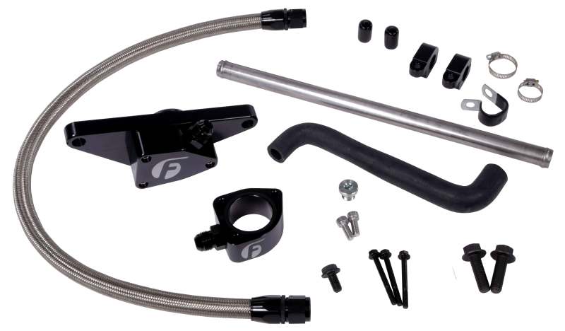 Fleece Performance 03-05 Auto Trans Cummins Coolant Bypass Kit w/ Stainless Steel Braided Line FPE-CLNTBYPS-CUMMINS-0305-SS FPE-CLNTBYPS-CUMMINS-0305-SS User 1