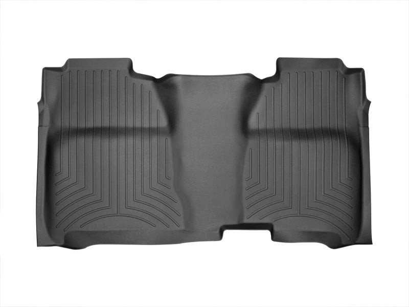 WeatherTech 14+ Chevrolet Silverado Rear FloorLiner - Black 445422 Photo - Primary