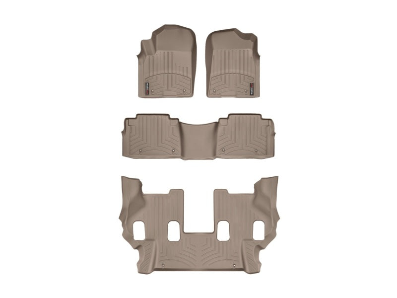 WeatherTech WT FloorLiner - Front - Tan Floor Mats Floor Mats - Rubber main image