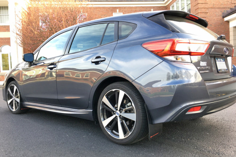 Rally Armor 2017+ Impreza 4D/5D Mud flap Silver logo MF45-UR-BLK/SIL User 1
