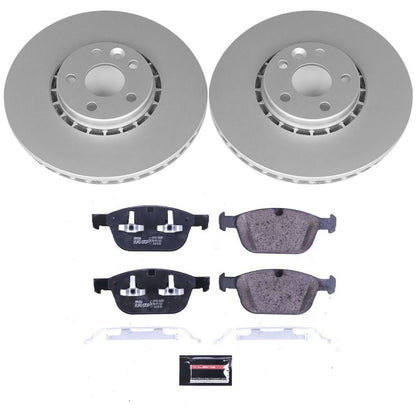 PowerStop Power Stop 10-15 Volvo XC60 Front Euro-Stop Brake Kit ESK5702 ESK5702 Photo - Primary