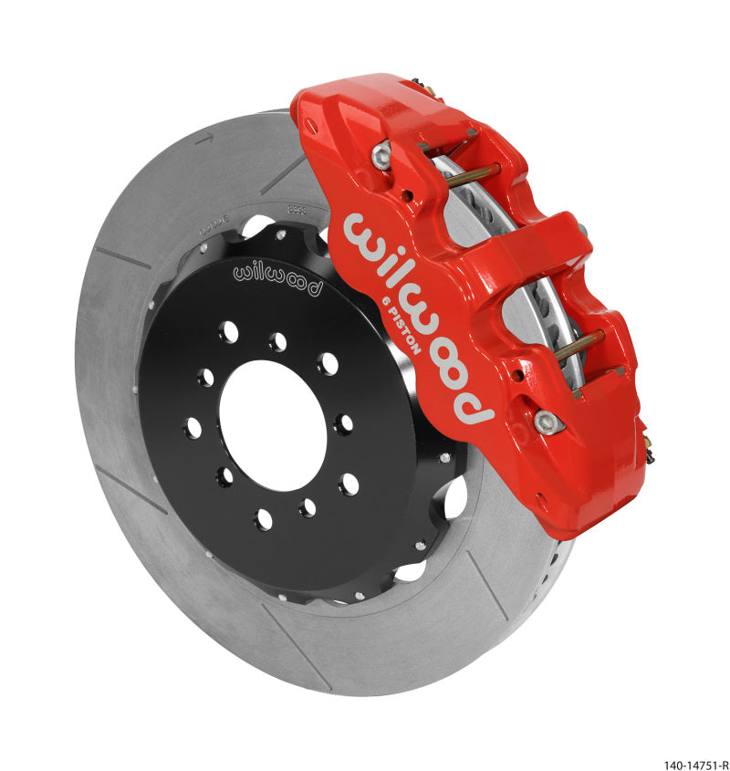 Wilwood AERO6 Front Hat Kit 14.00 Red 00-06 BMW M3 E46 w/ Lines 140-14751-R 140-14751-R User 1