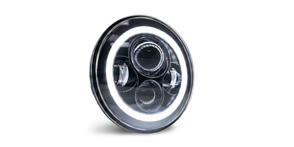 DV8 Offroad 07-18 Jeep Wrangler JK LED Projector Headlights w/ Angel Eyes HL7JK-02 HL7JK-02 Photo - Unmounted