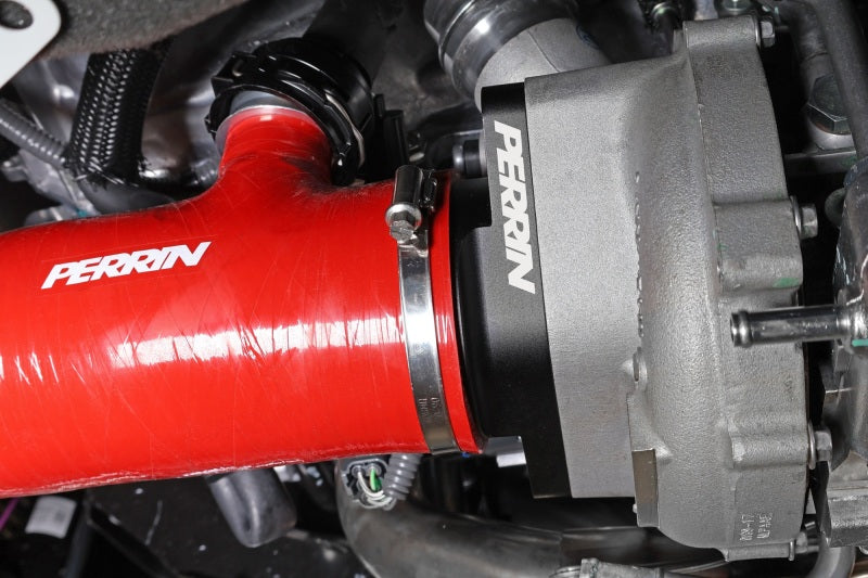 Perrin Performance Perrin 2022+ Subaru WRX Red 3in Turbo Inlet Hose w/ Nozzle (Short) PSP-INT-426RD PSP-INT-426RD User 1