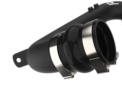 aFe Bladerunner Intercooler 3in Inlet/Outlet Tube 08-10 Ford Diesel Trucks V8 6.4L (td) 46-20074-B 46-20074-B Photo - Close Up