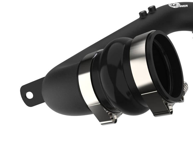 aFe Bladerunner Intercooler 3in Inlet/Outlet Tube 08-10 Ford Diesel Trucks V8 6.4L (td) 46-20074-B 46-20074-B Photo - Close Up