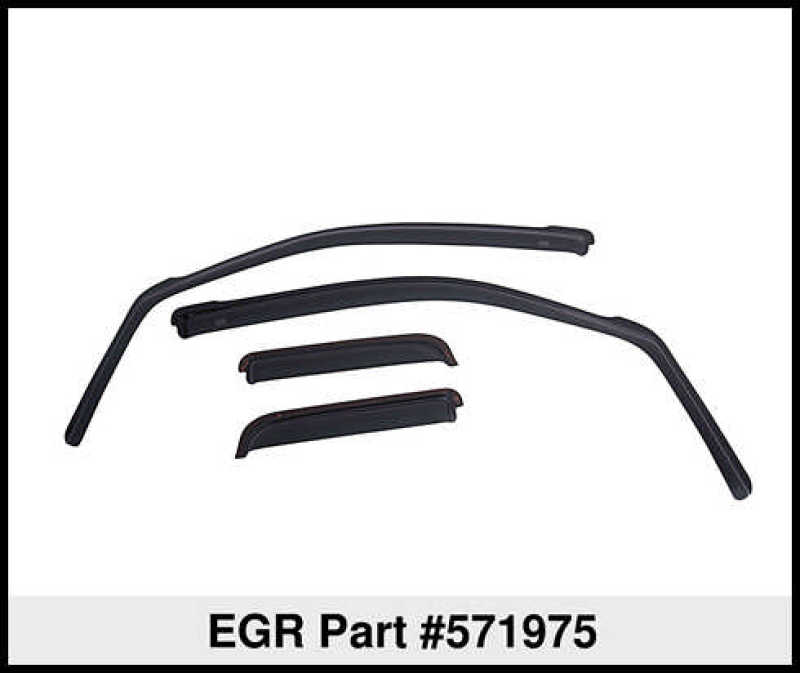 EGR 19-23 Chevrolet Blazer In-Channel Window Visors Front/Rear Set Matte Black 571975 571975 Thumbnail