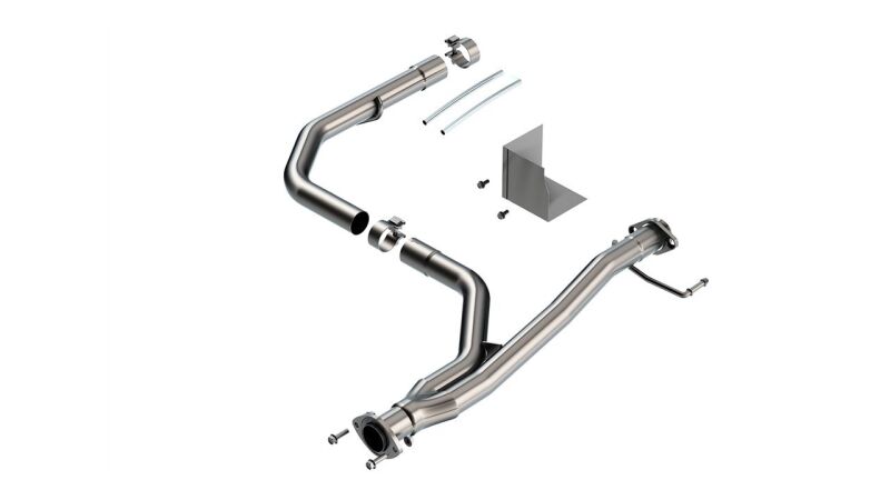 Borla 2021-2022 Toyota Tacoma 3.5L V6 T-304 Stainless Steel Y-Pipe - Brushed 60699 60699 Photo - Primary