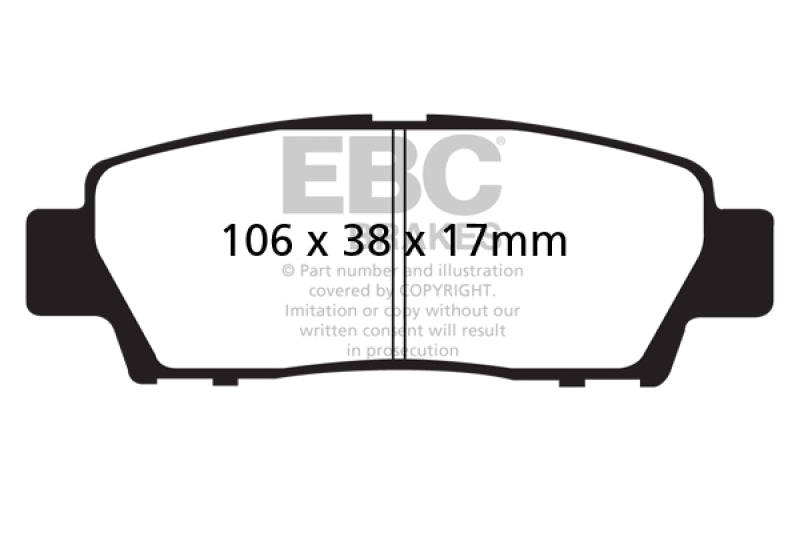 EBC Disc Brake Pad Set DP21714 Photo - Primary