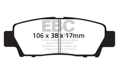 EBC Disc Brake Pad Set DP21714 Photo - Primary