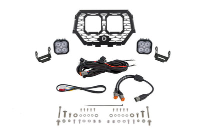 Diode Dynamics 14-18 Polaris RZR XP Stage Series LED Grille Kit - Sport White Fog DD7857 DD7857 Photo - Primary
