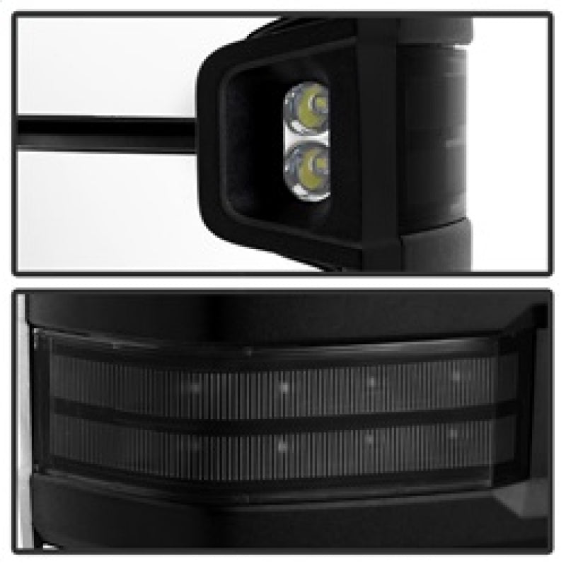 SPYDER xTune Chevy Silverado 14-16 Heated Smoke LED Signal Telescoping Mirrors MIR-CSIL14S-G2-PWH-SM-SET 9936739 9936739 Photo - Unmounted