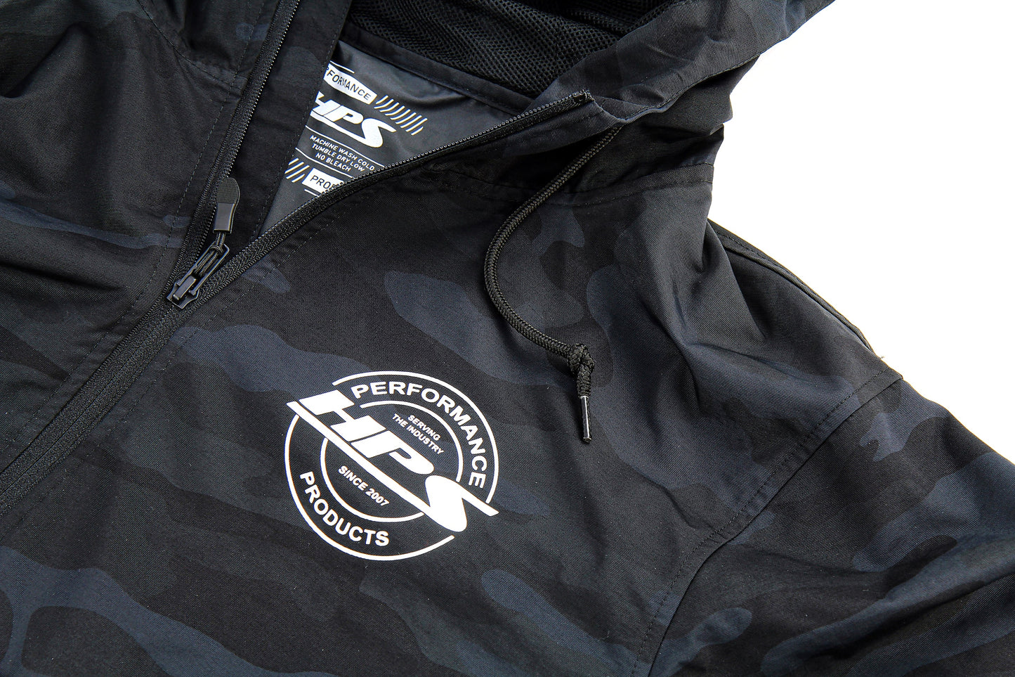 HPS Performance Products Black Camo Anorak Jacket