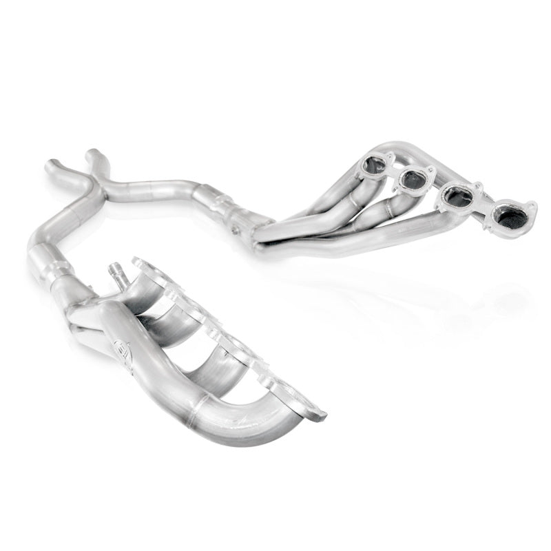 Stainless Works 2007-14 Shelby GT500 Headers 1-7/8in Primaries High-Flow Cats X-Pipe GT145HCAT GT145HCAT Photo - Primary