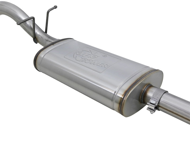 aFe Cat-Back Exhaust System MACH Force-Xp Hi-Tuck 3 IN 409 Stainless Steel 49-44099-B Photo - Unmounted