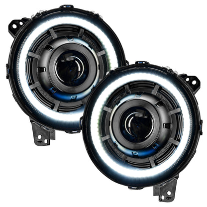 ORACLE Lighting Oracle Jeep JL/Gladiator JT Oculus Switchback Bi-LED Projector Headlights - Amber/White Switchback 5839-023 5839-023 Photo - Close Up
