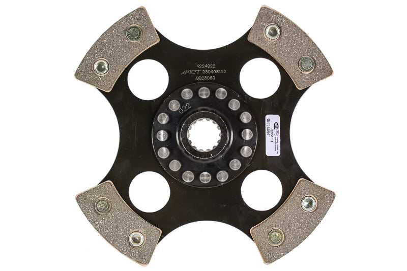 ACT 4-Puck Solid Hub Race Disc Chevrolet Cavalier Z24 L4 95-95 4224022 Photo - Primary