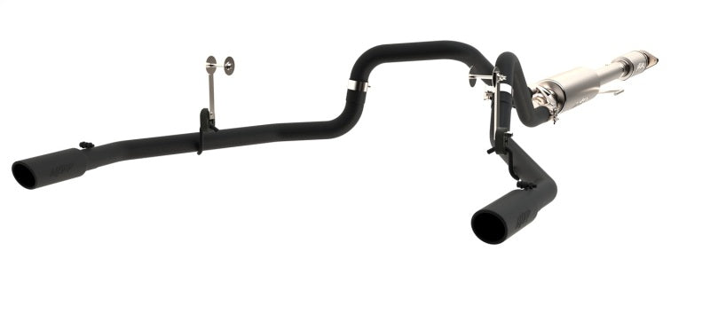 MBRP 2015 Ford F-150 5.0L 3in Cat Back Dual Split Rear Exit Black Exhaust S5258BLK Photo - Primary