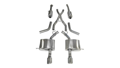 Corsa Performance 11-14 Dodge Durango 5.7L V8 Polished Sport Dual Rear Cat-Back Exhaust 14459 Photo - Primary