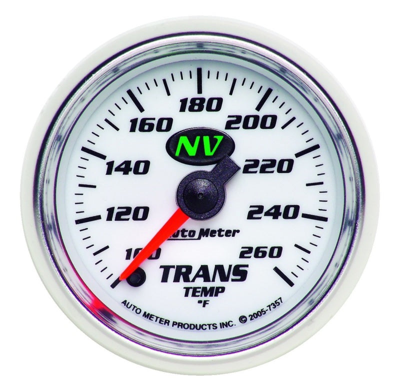 Autometer 2-1/16" Transmission Temperature, 100-260 °F, Stepper Motor, Nv 7357 Photo - Primary