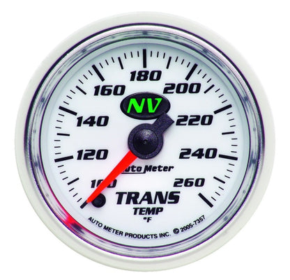 Autometer 2-1/16" Transmission Temperature, 100-260 °F, Stepper Motor, Nv 7357 Photo - Primary