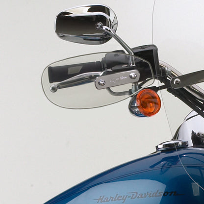 National Cycle 83-03 H/D XL Sportster/70-17 FXD Dyna/87-12 FXS/90-11 Fatboy Hand Deflectors-Lt Tint N5543 N5543 User 1